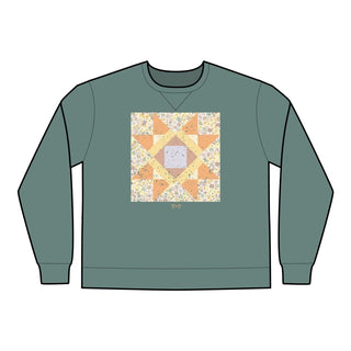 Lilac Quilted Unisex Sweatshirt - Tucked & Threaded