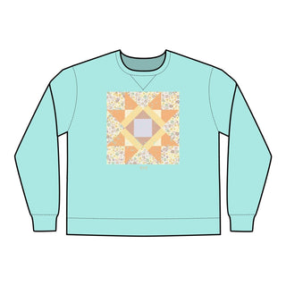 Lilac Quilted Unisex Sweatshirt - Tucked & Threaded
