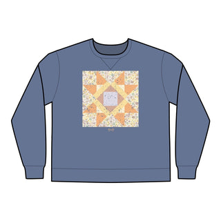 Lilac Quilted Unisex Sweatshirt - Tucked & Threaded
