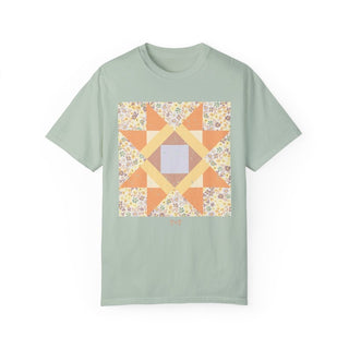Lilac Quilted Unisex Tee - Tucked & Threaded