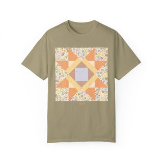 Lilac Quilted Unisex Tee - Tucked & Threaded
