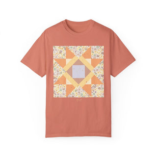 Lilac Quilted Unisex Tee - Tucked & Threaded
