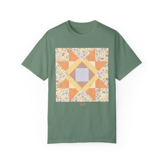 Lilac Quilted Unisex Tee - Tucked & Threaded