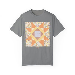 Lilac Quilted Unisex Tee - Tucked & Threaded