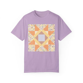 Lilac Quilted Unisex Tee - Tucked & Threaded