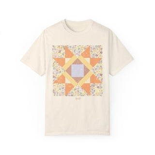 Lilac Quilted Unisex Tee - Tucked & Threaded