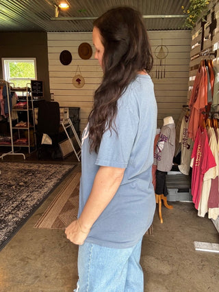 Living in the Hope of Heaven in Soft Pink Unisex Tee (Wholesale) - Tucked & Threaded
