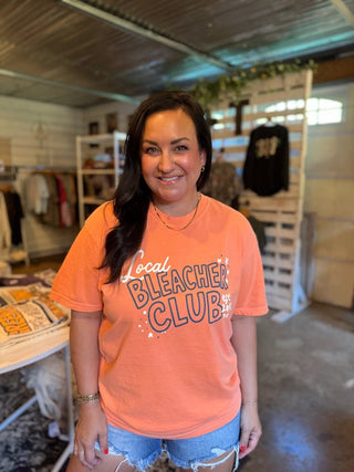 Local Bleacher Club Orange Unisex Graphic Tee - Tucked & Threaded