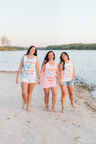Local Oyster Club Comfort Colors Tank Top - Tucked & Threaded