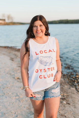 Local Oyster Club Comfort Colors Tank Top - Tucked & Threaded