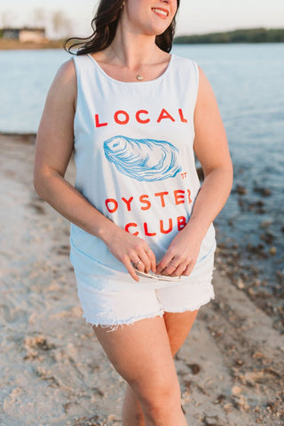 Local Oyster Club Comfort Colors Tank Top - Tucked & Threaded