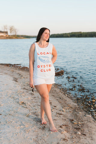 Local Oyster Club Comfort Colors Tank Top - Tucked & Threaded