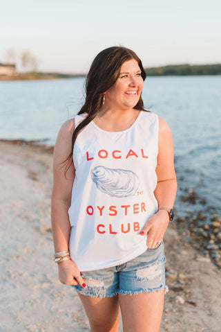 Local Oyster Club Comfort Colors Tank Top - Tucked & Threaded