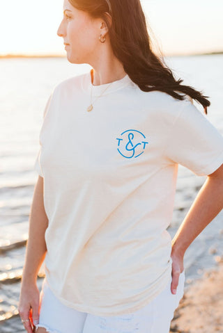 Local Oyster Club Ivory Tee - Tucked & Threaded