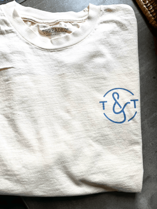 Local Oyster Club Ivory Tee - Tucked & Threaded