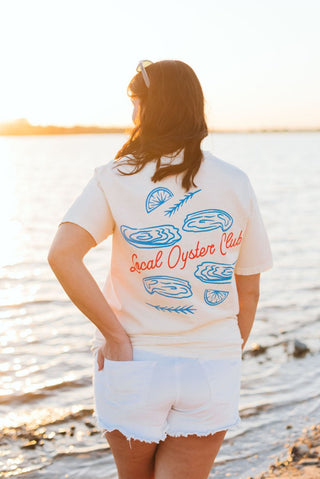 Local Oyster Club Ivory Tee - Tucked & Threaded