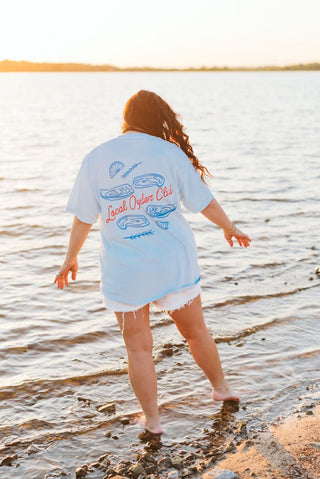 Local Oyster Club Ivory Tee - Tucked & Threaded