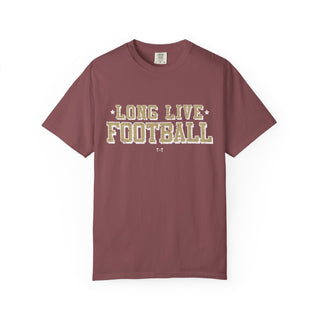 Long LIfe Football Golden Unisex Tee (Wholesale) - Tucked & Threaded