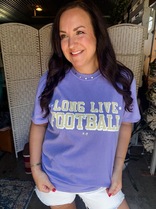 Long LIfe Football Golden Unisex Tee (Wholesale) - Tucked & Threaded