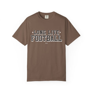 Long LIve Football Black & White Unisex Tee (Wholesale) - Tucked & Threaded