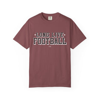 Long LIve Football Black & White Unisex Tee (Wholesale) - Tucked & Threaded