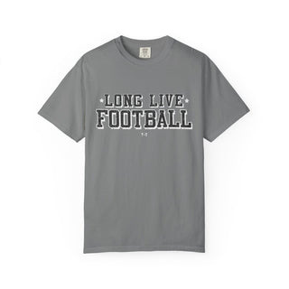 Long LIve Football Black & White Unisex Tee (Wholesale) - Tucked & Threaded