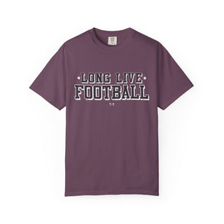 Long LIve Football Black & White Unisex Tee (Wholesale) - Tucked & Threaded
