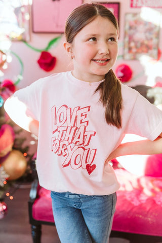 Love That for You Comfort Colors Youth Tee - Tucked & Threaded