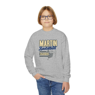 Martin Chargers Basketball Grey Youth Sweatshirt - Tucked & Threaded