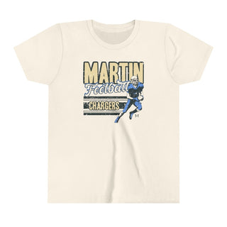Martin Football Ivory Youth Tee - Tucked & Threaded