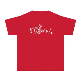 Merry ChrisTmas Youth Tee - Tucked & Threaded