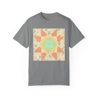 Mint Green Quilted Unisex Tee - Tucked & Threaded