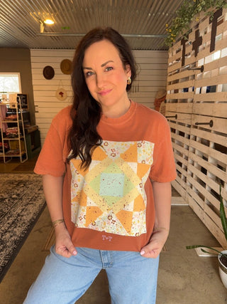 Mint Green Quilted Unisex Tee - Tucked & Threaded