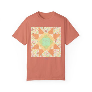 Mint Green Quilted Unisex Tee - Tucked & Threaded