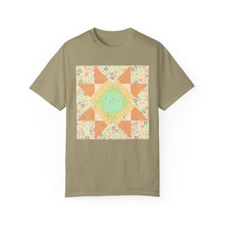 Mint Green Quilted Unisex Tee - Tucked & Threaded