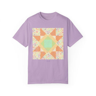 Mint Green Quilted Unisex Tee - Tucked & Threaded