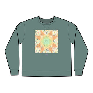 Mint Quilted Unisex Sweatshirt - Tucked & Threaded