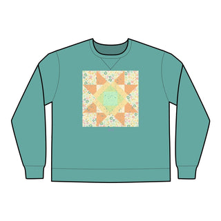 Mint Quilted Unisex Sweatshirt - Tucked & Threaded