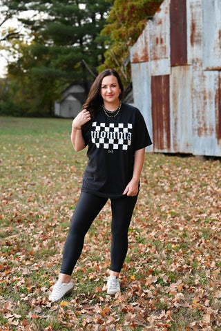 Momma Checkered Unisex Tee - Tucked & Threaded