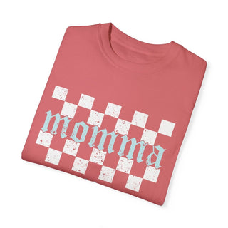 Momma Checkered Unisex Tee - Tucked & Threaded