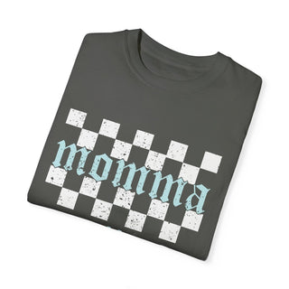 Momma Checkered Unisex Tee - Tucked & Threaded