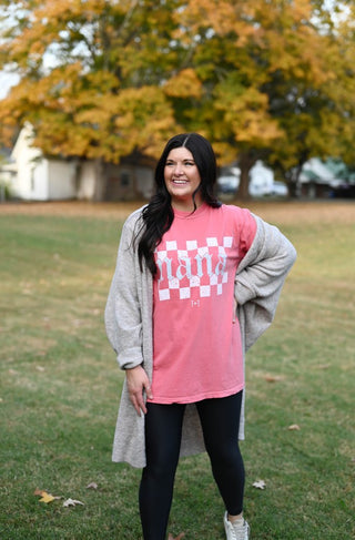 Nana Checkered Unisex Tee - Tucked & Threaded