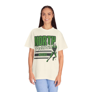 North Huskies Football Ivory Tee - Tucked & Threaded