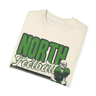 North Huskies Football Ivory Tee - Tucked & Threaded