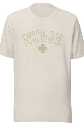Nurse Unisex Tee Gold Design - Tucked & Threaded