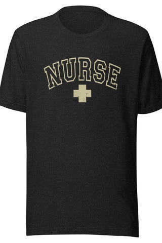 Nurse Unisex Tee Gold Design - Tucked & Threaded
