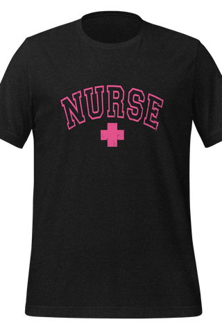 Nurse Unisex Tee Pink Design - Tucked & Threaded