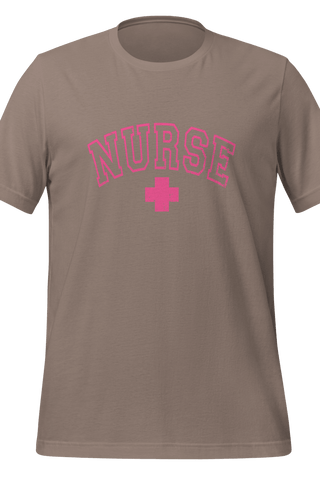 Nurse Unisex Tee Pink Design - Tucked & Threaded