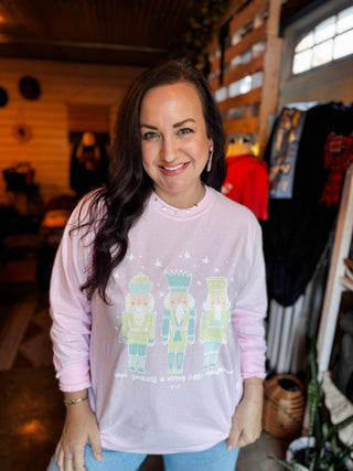 Nutcracker Christmas Unisex Long-Sleeve Tee - Tucked & Threaded