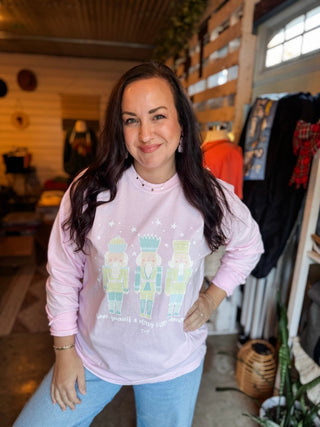 Nutcracker Christmas Unisex Long-Sleeve Tee - Tucked & Threaded